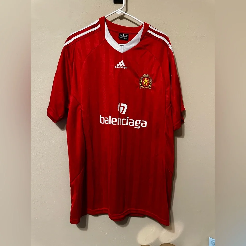 Balenciaga | Shirts | Balenciaga X Adidas Red Footballsoccer